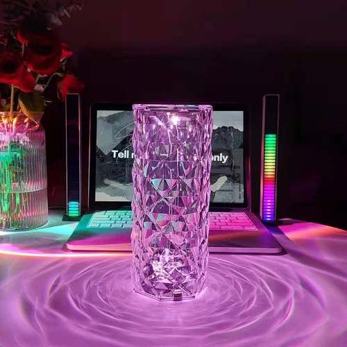 Touching Control Rose Crystal Lamp - Buy 2 Free Shipping