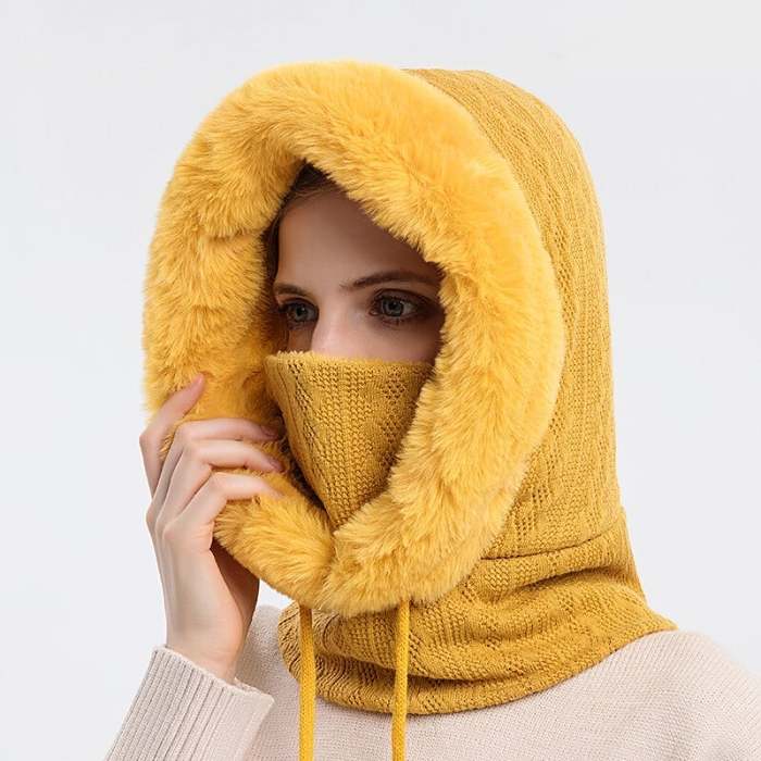 【Christmas Special】Bib face mask integrated cold-proof hood