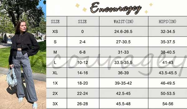2023 Adjustable Straight Fit Cargo Pants