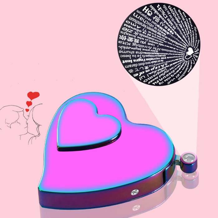 Heart-Shaped Lighter Two Modes Refillable