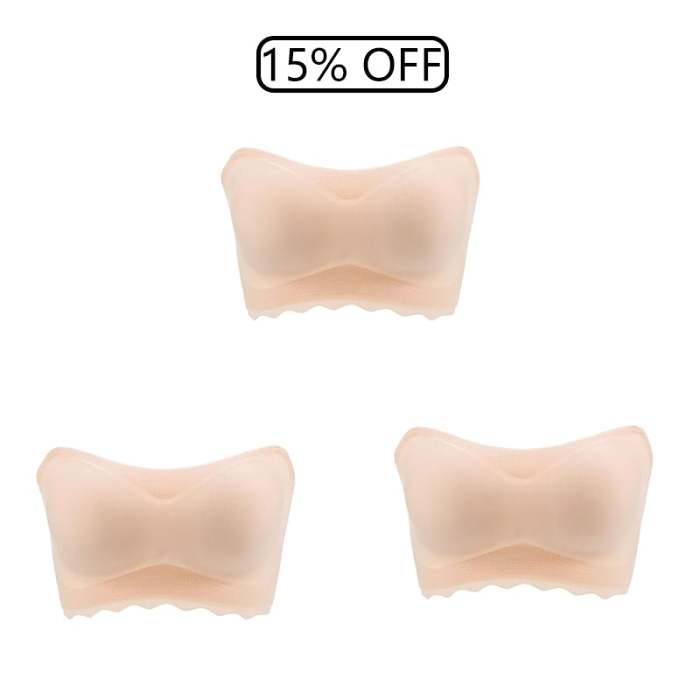 Summer Sale - Plus size Sexy Strapless Invisible Push Up Bra