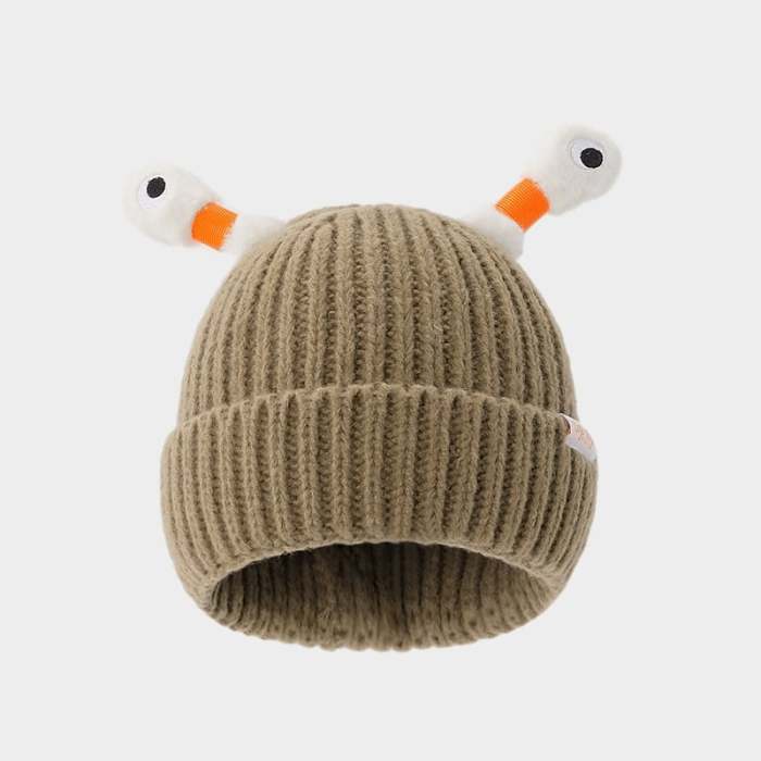 HOT SALE - 49% OFFWinter Parent-Child Cute Glowing Little Monster Knit Hat