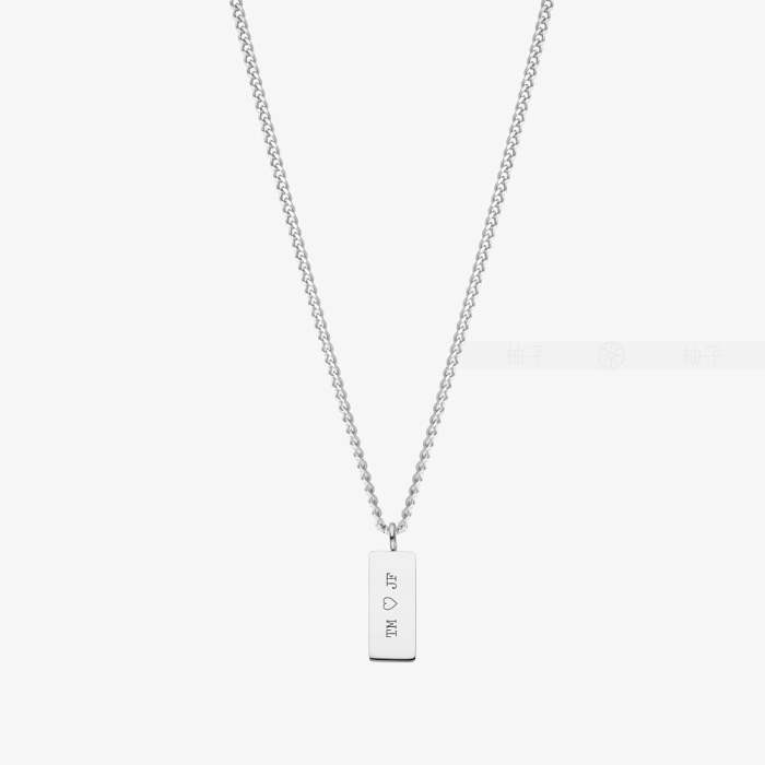 Stainless Steel Long Lettering Diy Necklace