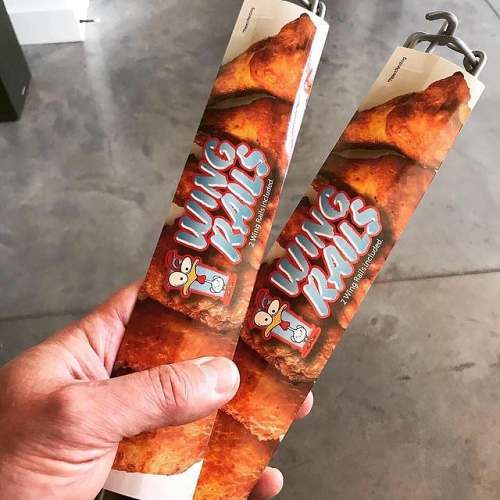 Wing Rails make it easier to grill your chicken wings!