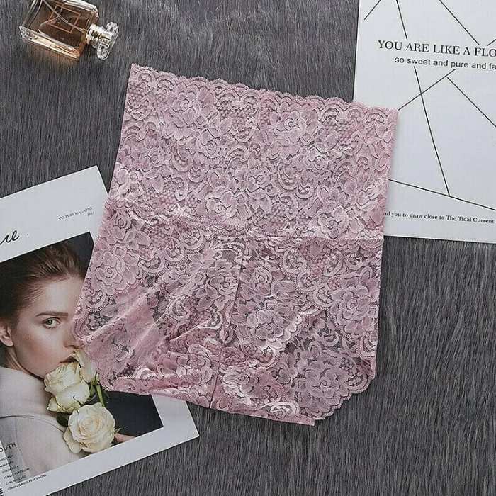 5 Pcs Set Only 14.99- Sexy High Waist Pretty Lace Panties
