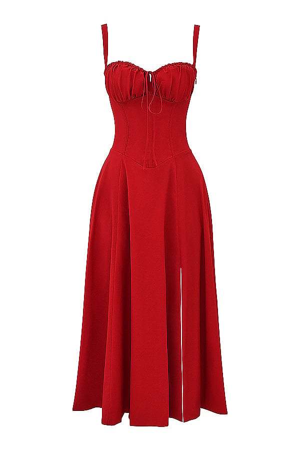 BIG SALE 49% OFFCARMEN PRINT BUSTIER SUNDRESS