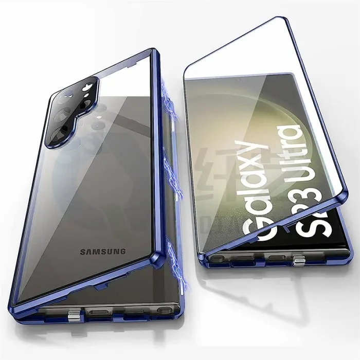 Samsung Magnetic Double-sided Tempered Glass CaseBuy 2 Free Shipping