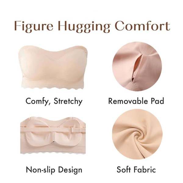 Summer Sale - Plus size Sexy Strapless Invisible Push Up Bra