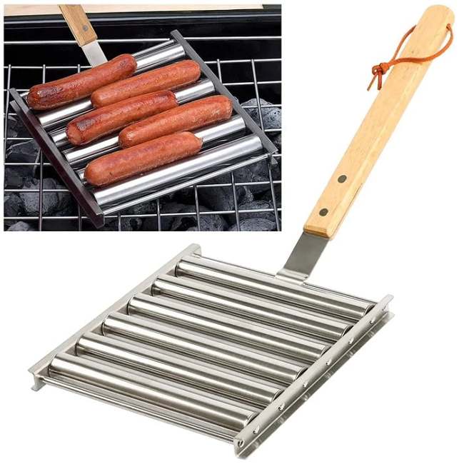 Hot Sale 49% Off –Hotdog Roller Stainless Steel Sausage Roll Rack