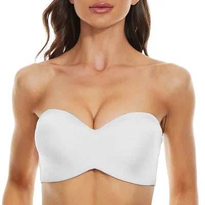 Full Support Non-Slip Convertible Bandeau BraFull Support Non-Slip Convertible Bandeau Bra