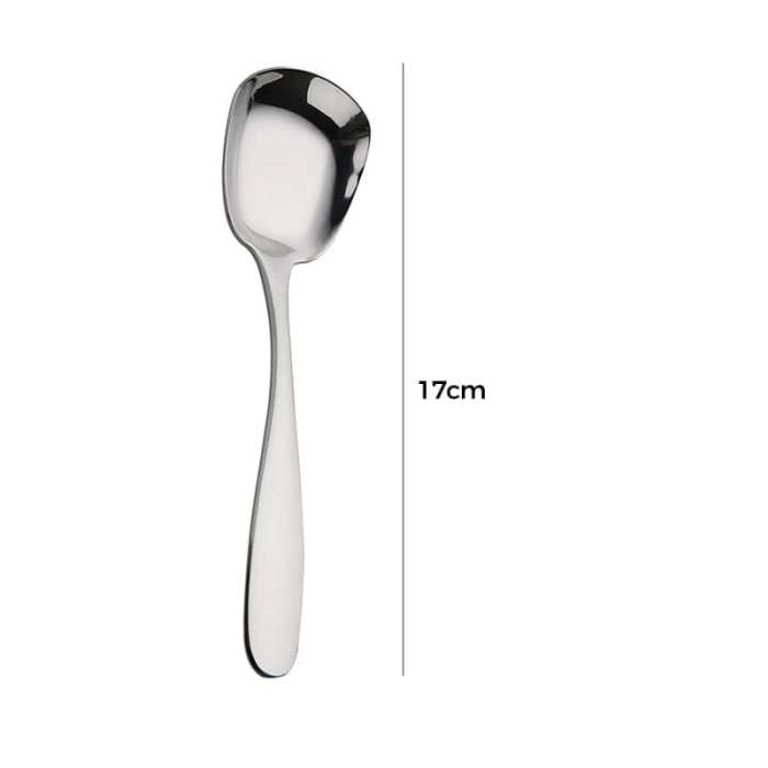 Square Head Stainless Steel Spoon