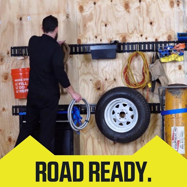 Retractable Auto Ratchet Strap with RAIL BRACKET BUNDLE