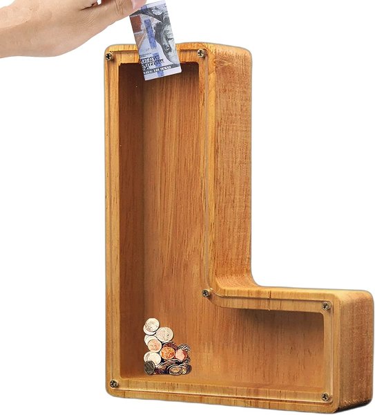 BUY MORE SAVE MORE - Piggy Bank-Wood Gift For Kids