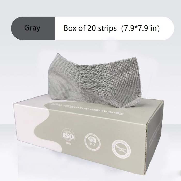 Pull-out absorbent microfibre cloths