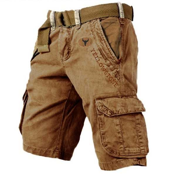 Men's multi-pocket tactical shorts