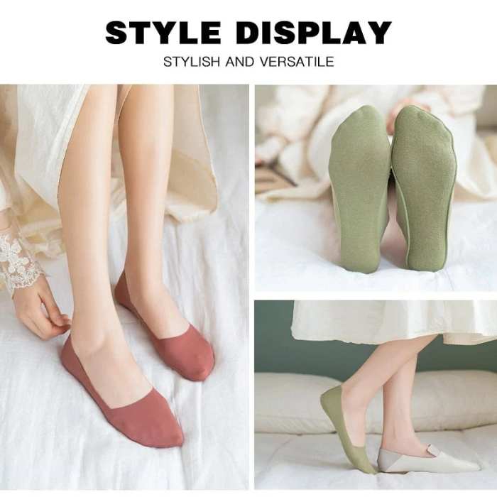Non-slip Invisible Ice Silk Socks