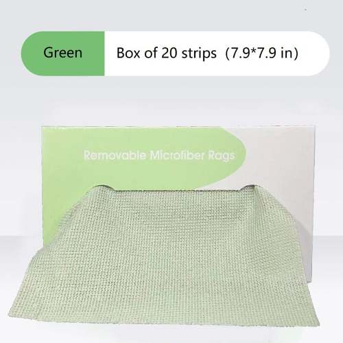 Pull-out absorbent microfibre cloths
