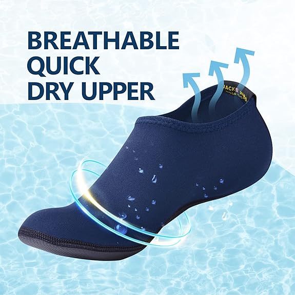 Lsat Day Promotion - Buy 2 Get 1 Free & each ONLY 4.66!!!Womens And Mens Barefoot Quick-Dry Aqua Socks