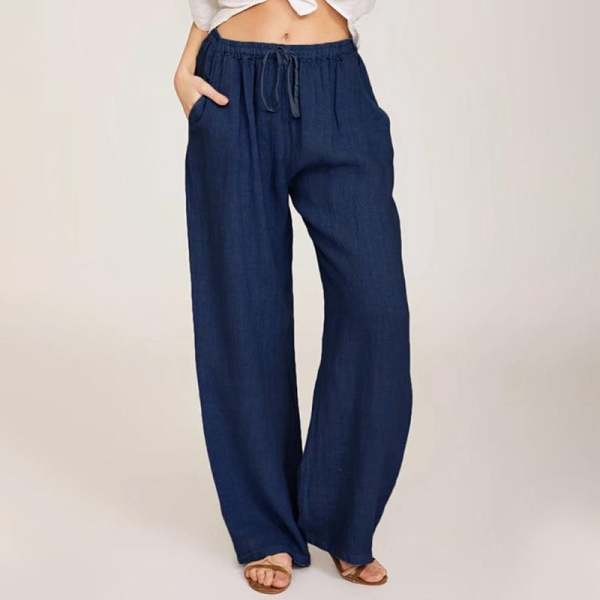 Women's Summer Linen Cotton Wide Leg Pants-Buy 2 Free Shipping