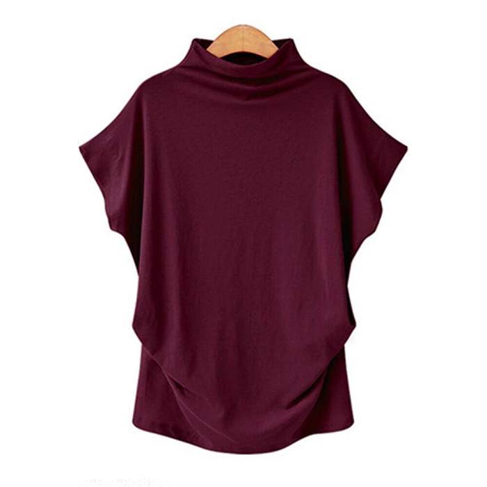 Women's Casual Loose Turtleneck Top