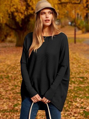 HOT SALE 49% OFF - women's Irregular Oversized Dolman Sleeve Knitted Pullover