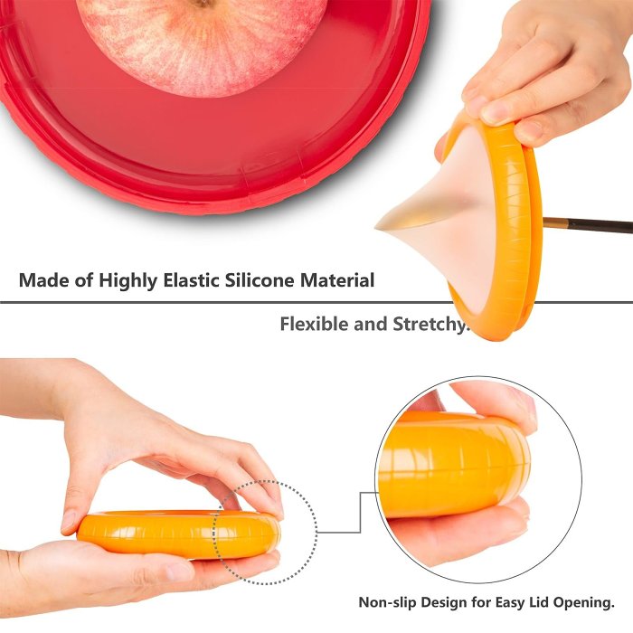 Fruit And Vegetable Anti-Oxidation Silicone Storage Box