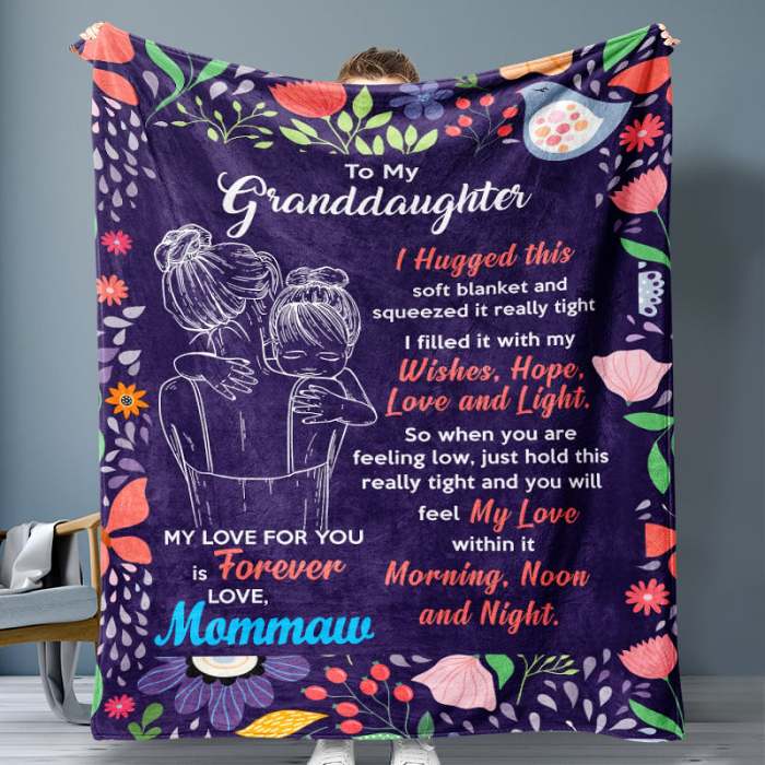 Granddaughter's Gift-Sweet Words Blanket