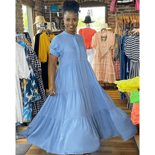 2024 New Tiered Midi Dress