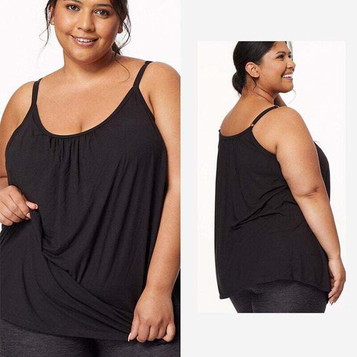 LAST DAY SALE 49% OFF - Loose-fitting Tank Top With Built-in BraBUY 3 PAY 2 (CODE: VIP)