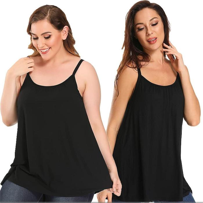 LAST DAY SALE 49% OFF - Loose-fitting Tank Top With Built-in BraBUY 3 PAY 2 (CODE: VIP)