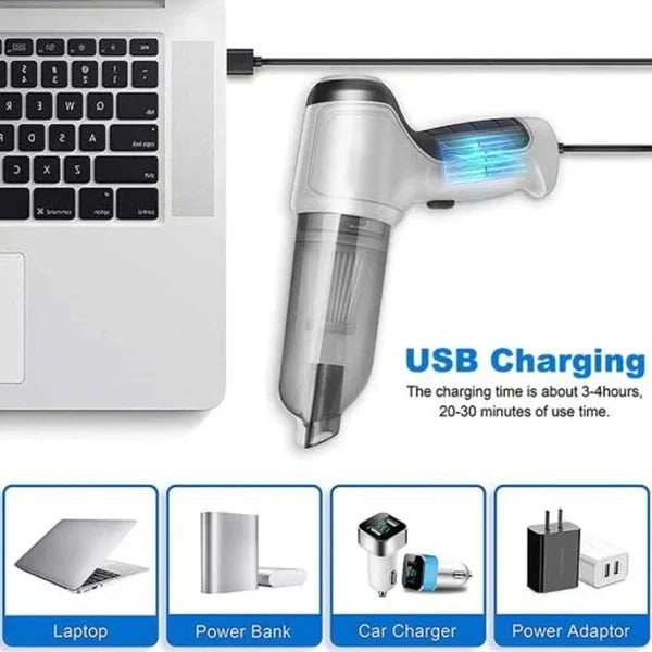 --Mini Handheld Cordless Vacuum Cleaner