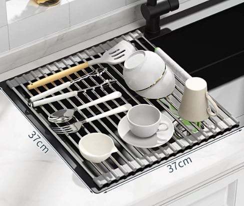 (Hot Sale- SAVE 49% OFF) Portable Stainless Steel Rolling Rack (BUY 2 GET FREE SHIPPING)