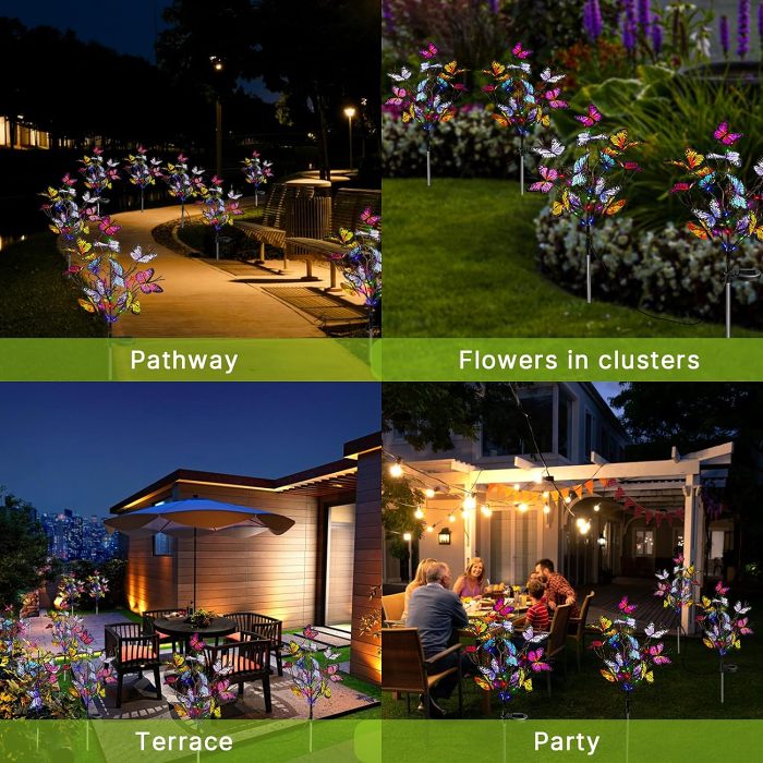 LAST DAY 49% OffSolar Outdoor Butterfly Lights