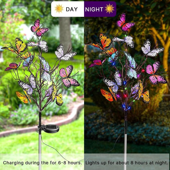 LAST DAY 49% OffSolar Outdoor Butterfly Lights