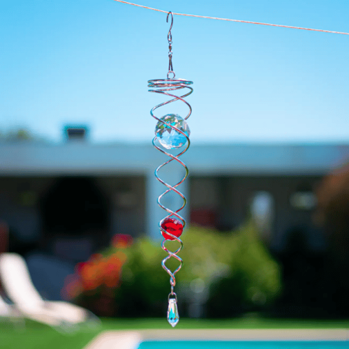 LAST DAY SALE 49% OFF-Gazing Ball Spiral Tail Wind Spinner Stabilizer