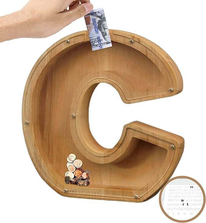 BUY MORE SAVE MORE - Piggy Bank-Wood Gift For Kids