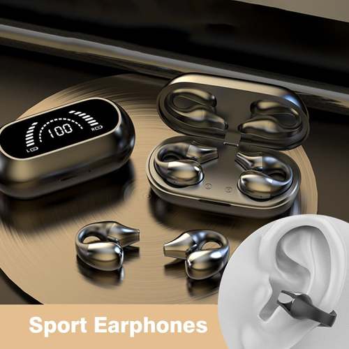 Buy 2 Get 10% OFF & Free Shipping2024 Wireless Ear Clip Bone Conduction Headphones