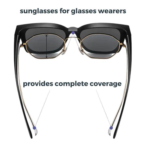 UV400 Protection - Polarized Fit-Over Sunglasses