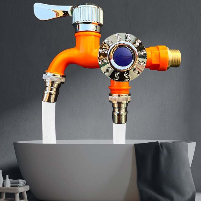 LAST DAY 49% OFFDouble Outlet Faucet