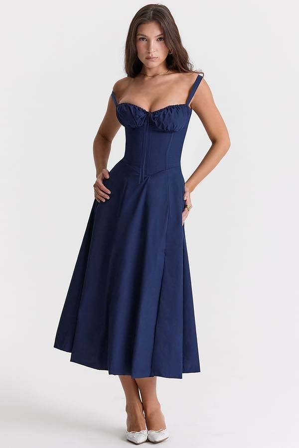BIG SALE 49% OFFCARMEN PRINT BUSTIER SUNDRESS