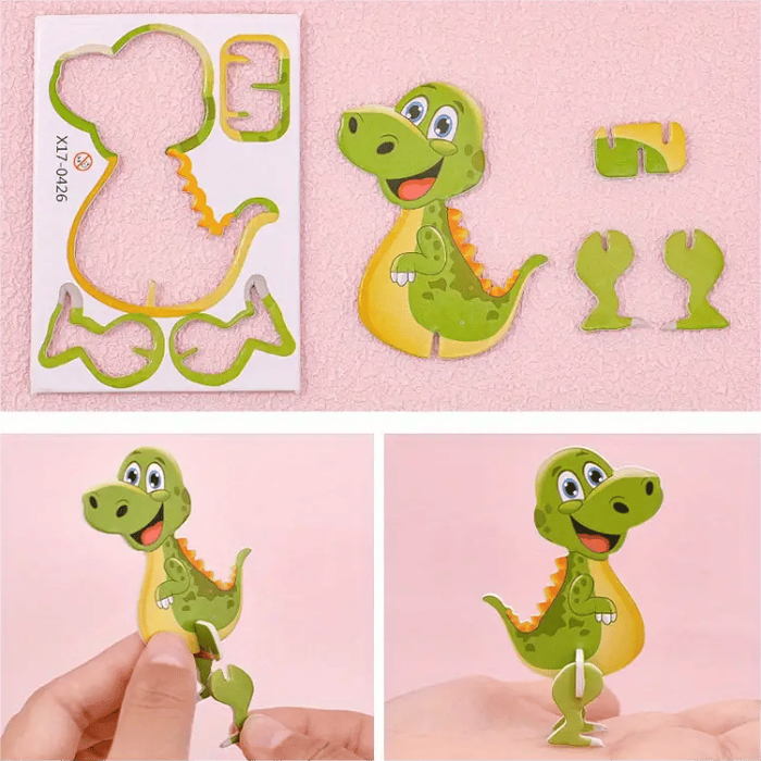 Educational 3D Cartoon Puzzle