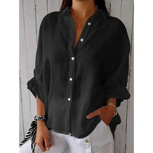 LAST DAY HOT SALE 49% OFFCotton Linen Back Tie Shirt