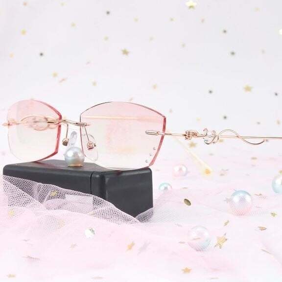 Sapphire high hardness anti-blue light progressive distance reading glasses