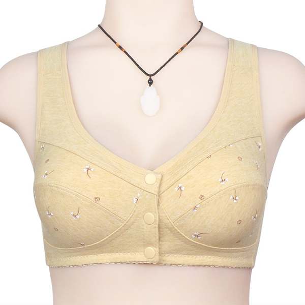 Buy 2 Get 1 FreeDesign for Senior Front Closure Cotton Bra(Please Add 3/5 pcs to your Cart)