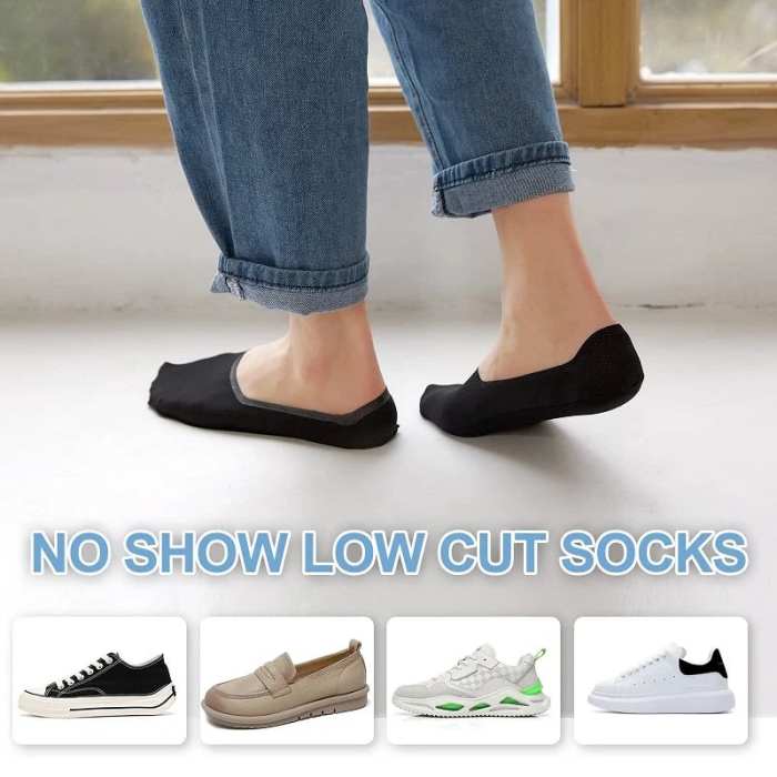 Non-slip Invisible Ice Silk Socks