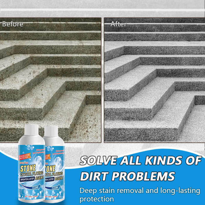 Stone Stain Remover Cleaner (effective removal of oxidation, rust and stains)