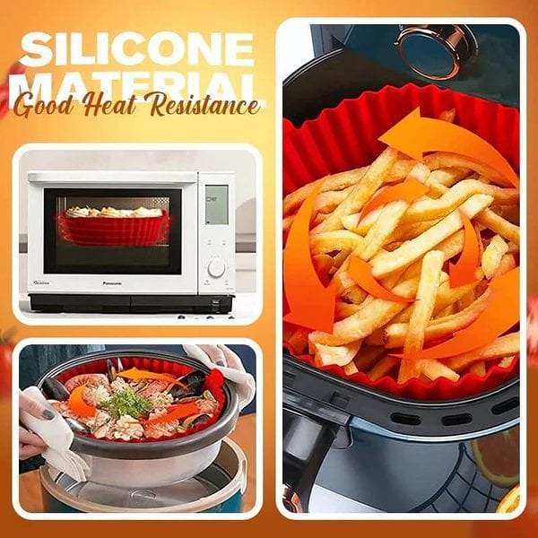 Air Fryer Silicone Baking Tray（Reusable）
