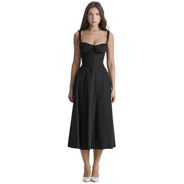 Spring hot sale_49% OFFFree ShippingFloral Bustier Midriff Waist Shaper Dress
