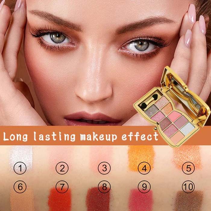 10 Colors Glitter Eyeshadow Palette