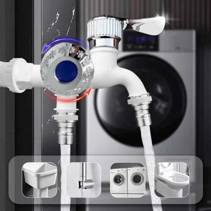 LAST DAY 49% OFFDouble Outlet Faucet